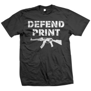 Defend Print Still hood t-Shirt