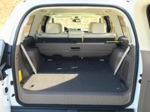 GX460 rear hatch space