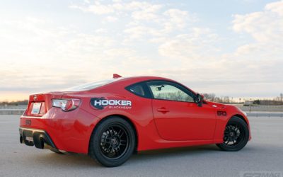 Supercharged Scion FRS with Hooker Blackheart exhaust