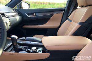 Lexus GS interior seating