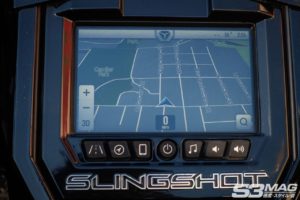 Polaris Slingshot navigation stereo infotainment