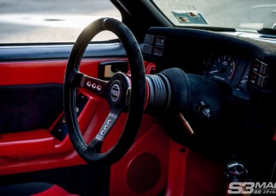 Foxbody Mustang interior red