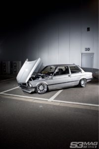 lowered E21 BMW