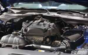 Ecoboost Mustang engine bay