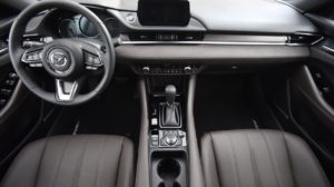 Mazda6 interior leather wood
