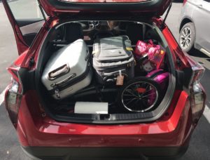 Toyota Prius storage cargo