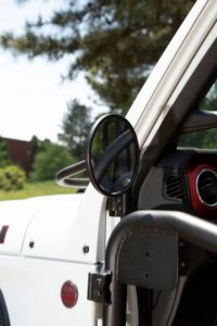 Rugged Ridge Jeep mirrors doors off