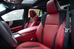 Lexus LS500 F sport red interior
