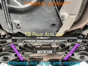 TB performance rear arm bar Focus ST