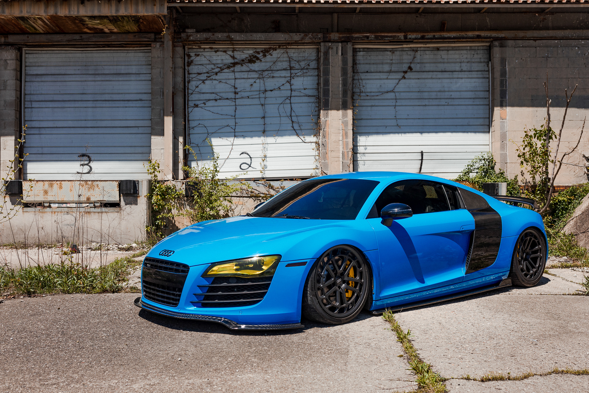 wrapped Audi R8