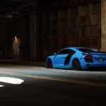 blue Audi R8