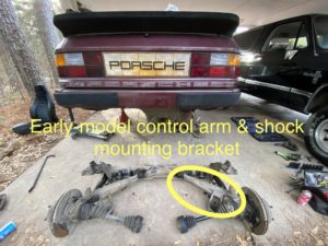 early model 944 control arm