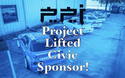 Lifted Civic Update #7: BIG News! Our First (Of Many) Sponsor, Plus New Front Seats!
