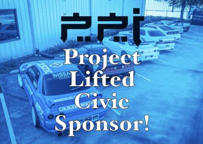 Lifted Civic Update #7: BIG News! Our First (Of Many) Sponsor, Plus New Front Seats!
