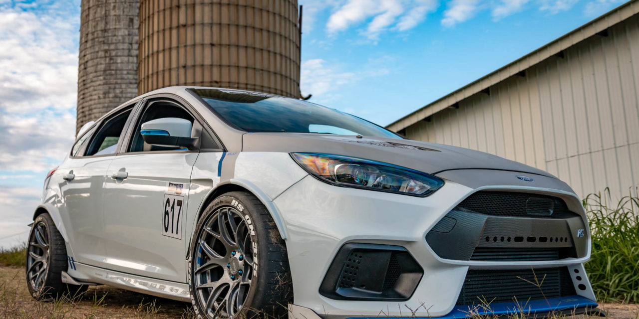 Ford Focus RS Baby Blue Wrapped