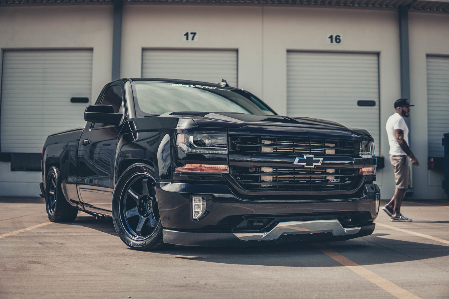 Sneaky Sancho - 900hp Silverado lowered on Volk TE37s - S3 Magazine