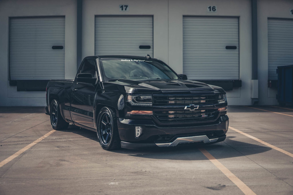 Sneaky Sancho - 900hp Silverado lowered on Volk TE37s | S3 Magazine