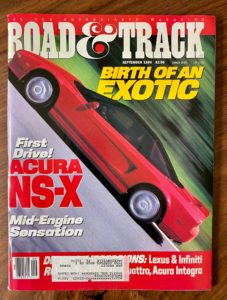 Road & Track september 1989