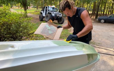 Prepping & Priming the stand-up Jet Ski project