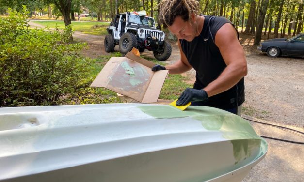Prepping & Priming the stand-up Jet Ski project