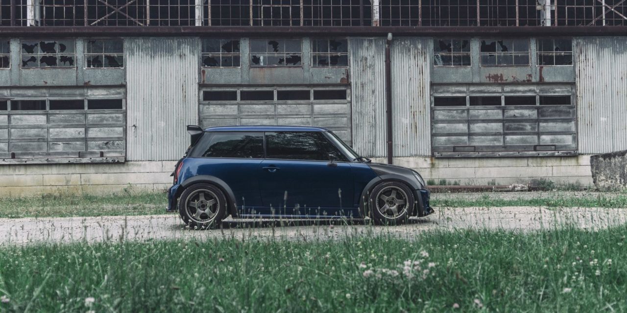Wicked supercharged-to-turbocharged R53 Mini Cooper S