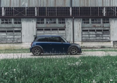 Wicked supercharged-to-turbocharged R53 Mini Cooper S