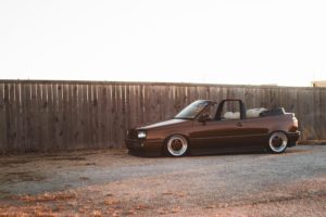 Bagged MK3 Volkswagen cabrio