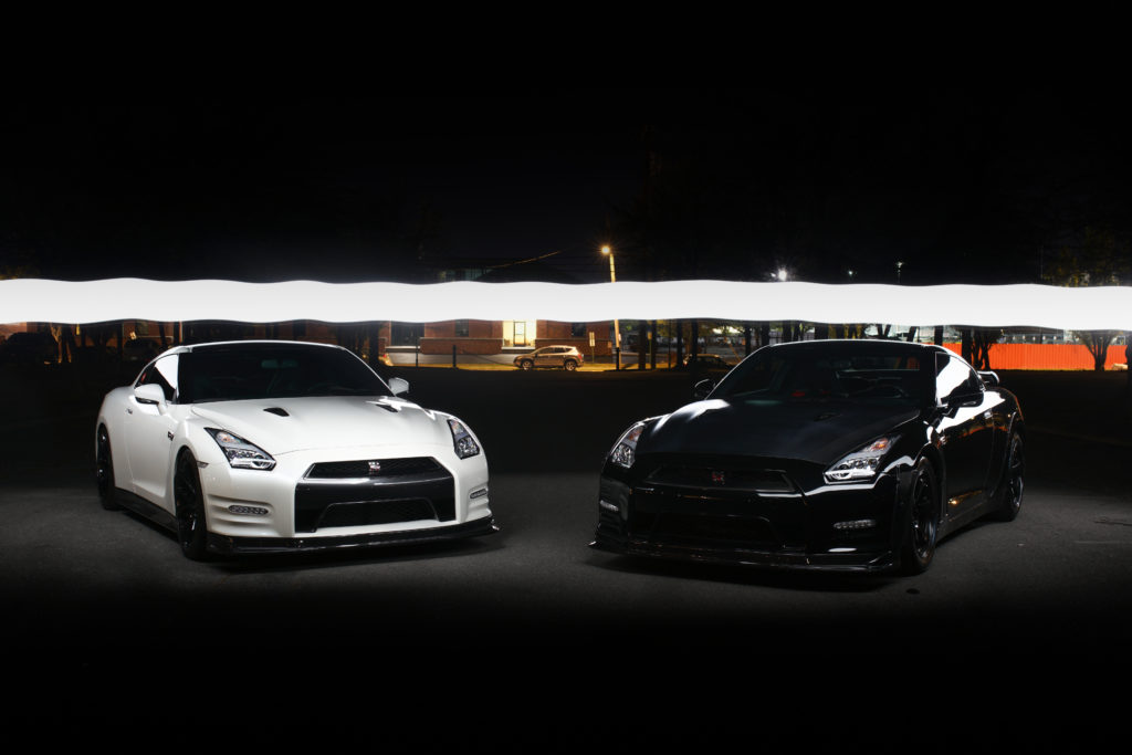 Twin GT-R Light Painting