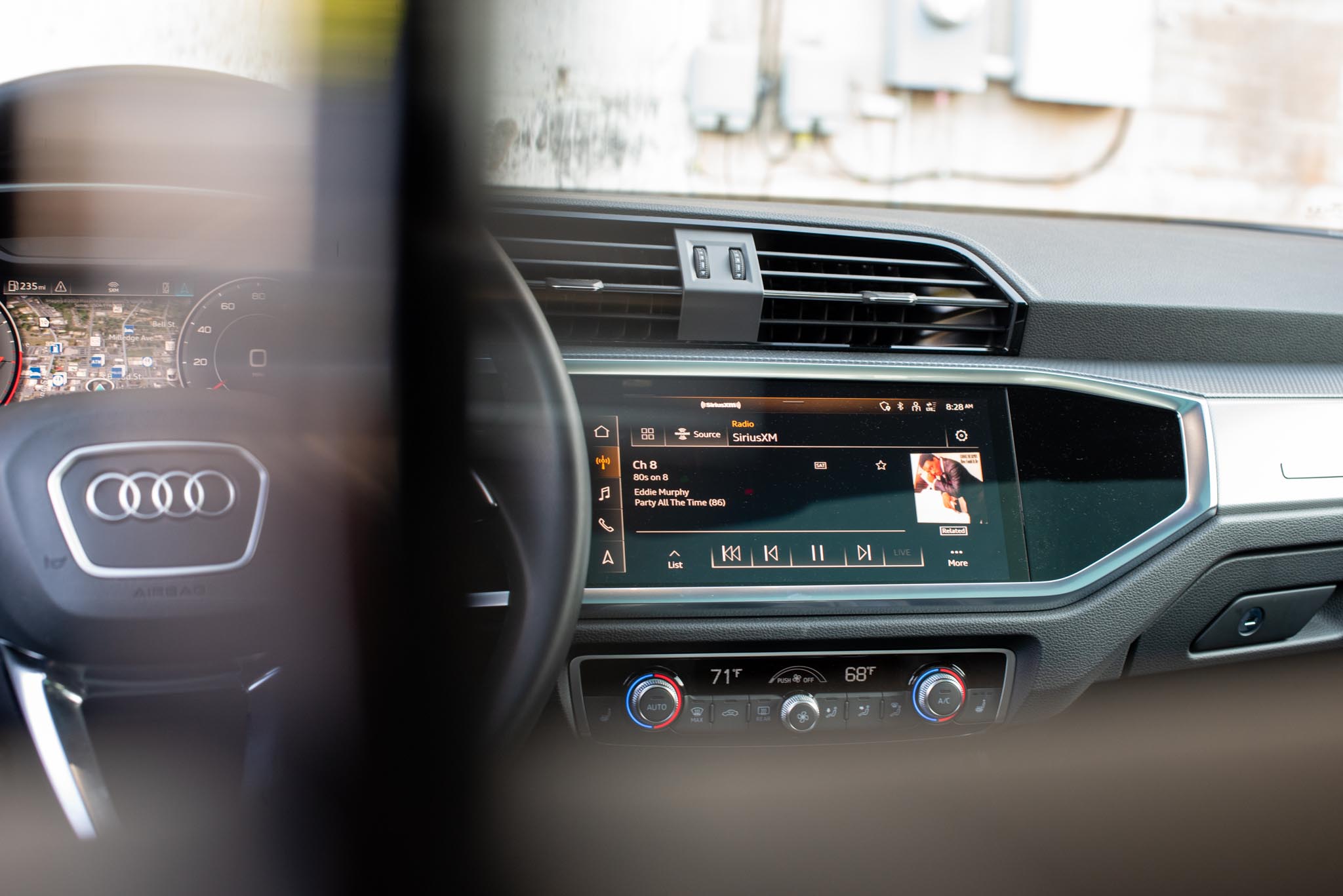 Audi Q3 dash screen