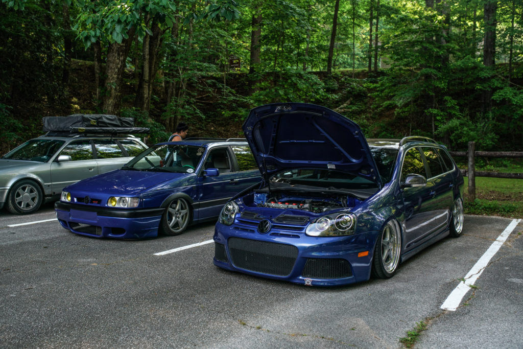 Pair of Blue VW's