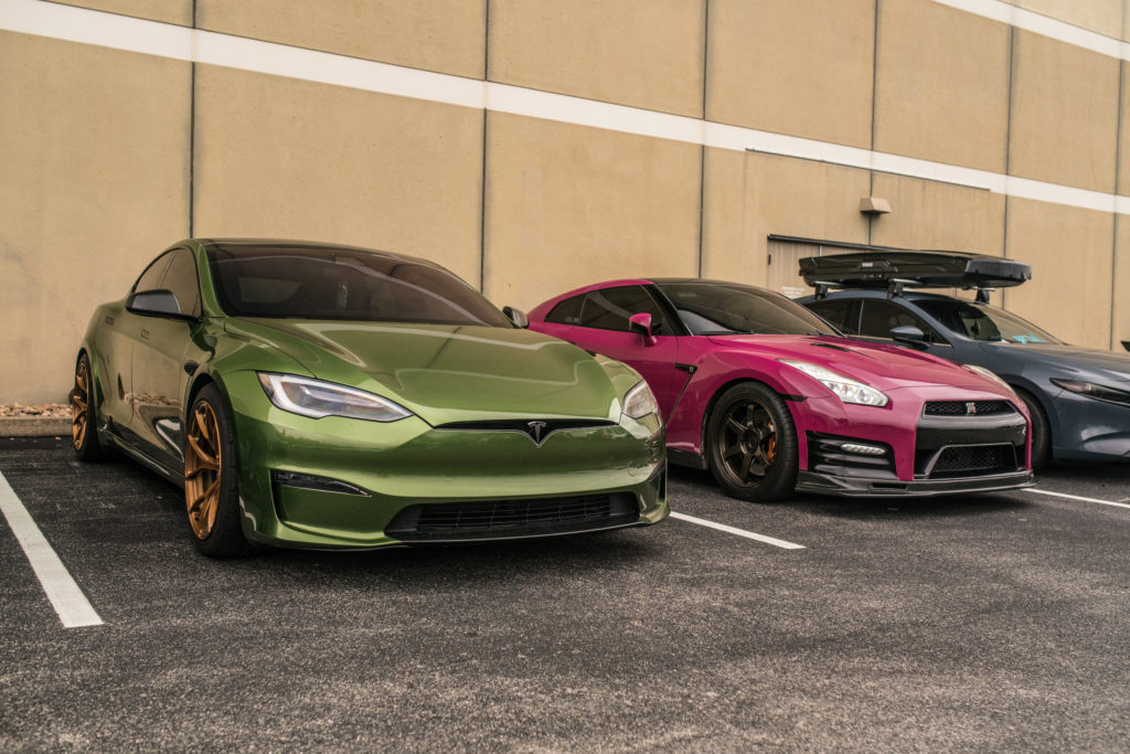 Stance Tesla & Rubystone GT-R