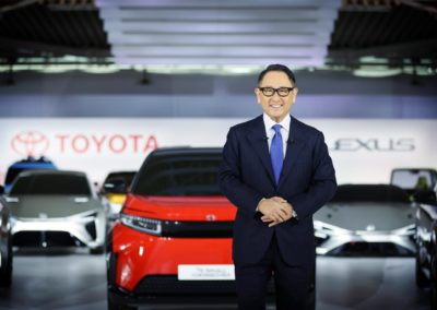 Akio Toyoda steps down as Toyota’s CEO