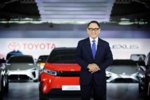 Akio Toyota steps down CEO