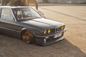 Gray BMW E30