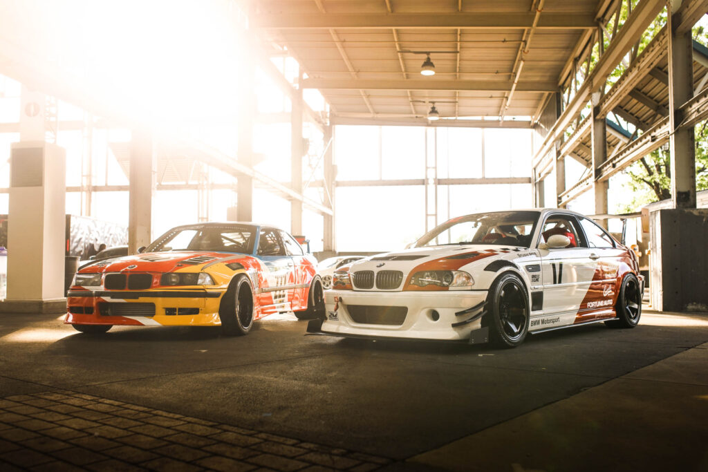 Luke & Tim Turner BMW Racecars
