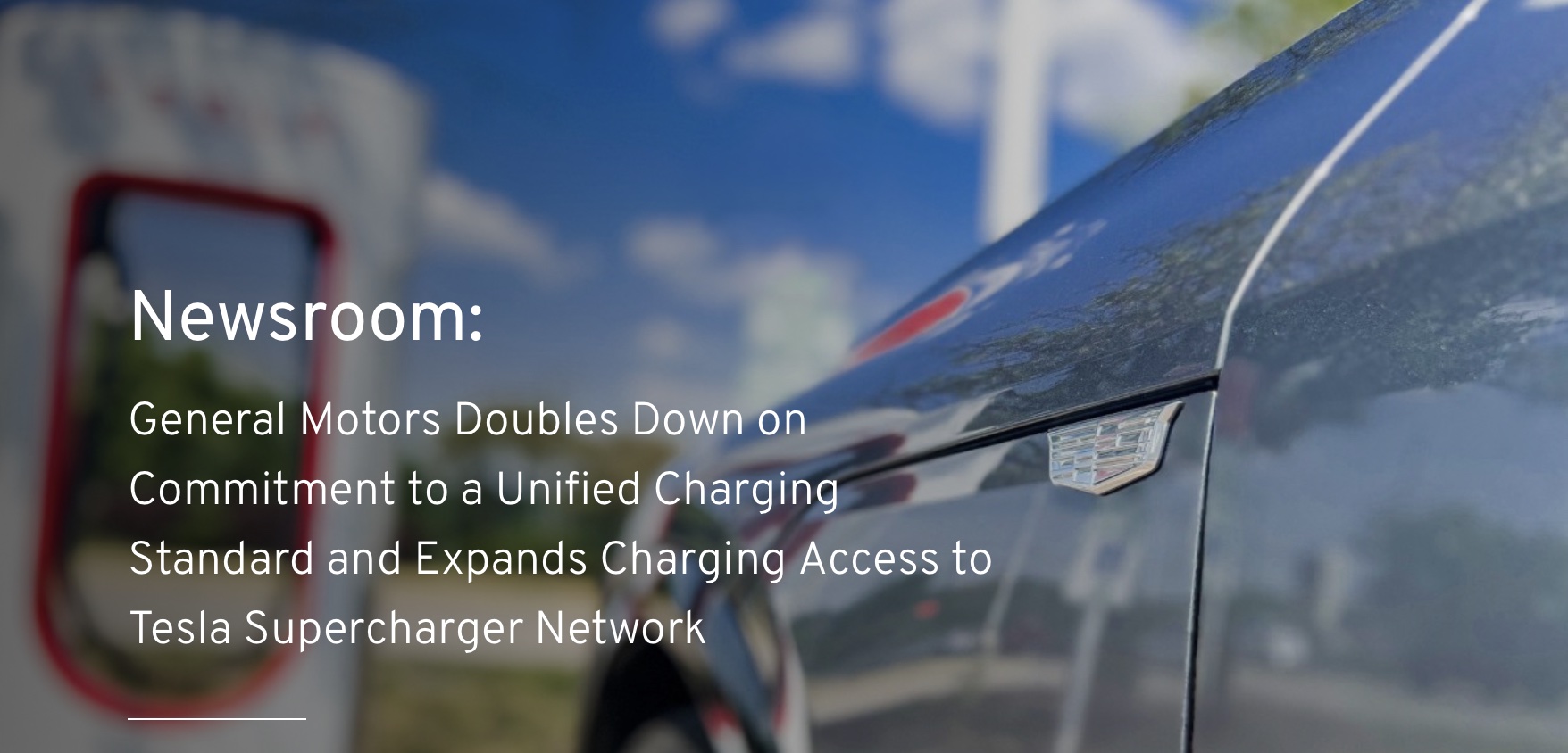 GM using Tesla chargers