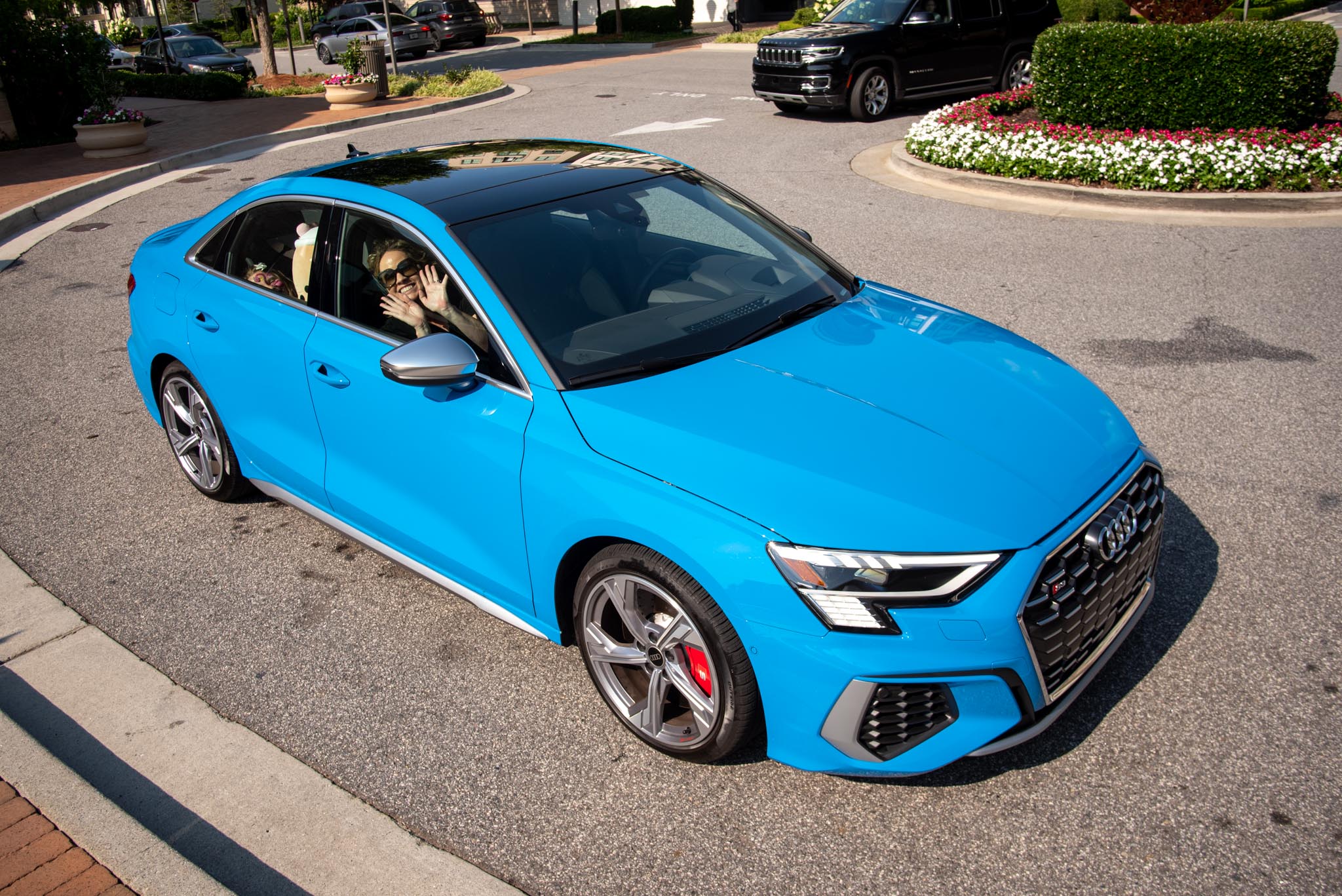 Audi S3 turbo blue
