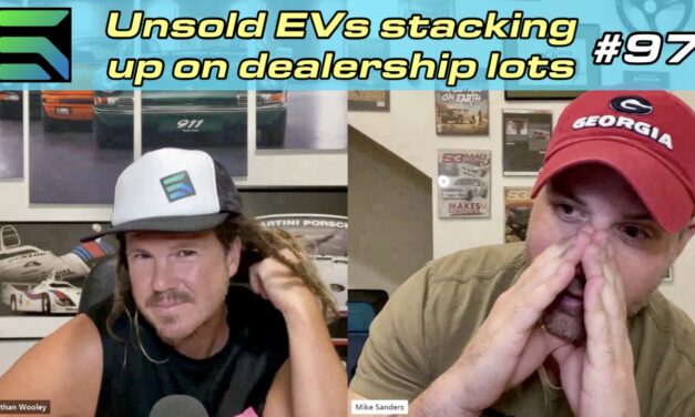 Unsold EVs are stacking-up at dealerships