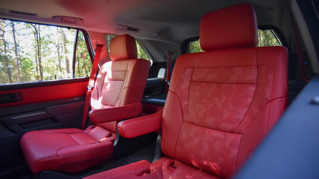 Sequoia TRD Pro rear seat