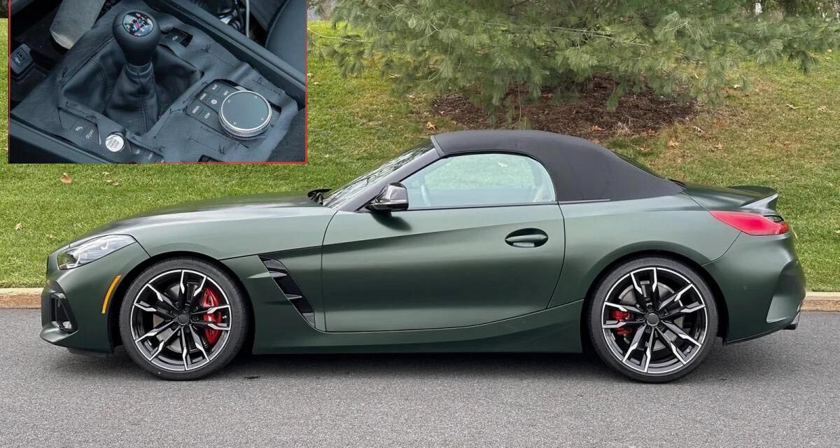 BMW Z4 brings back the manual transmission