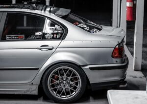 E46 over fenders