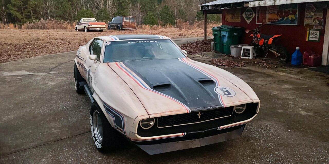 body-swapped Mustang MACH 1 on a $5,000 budget
