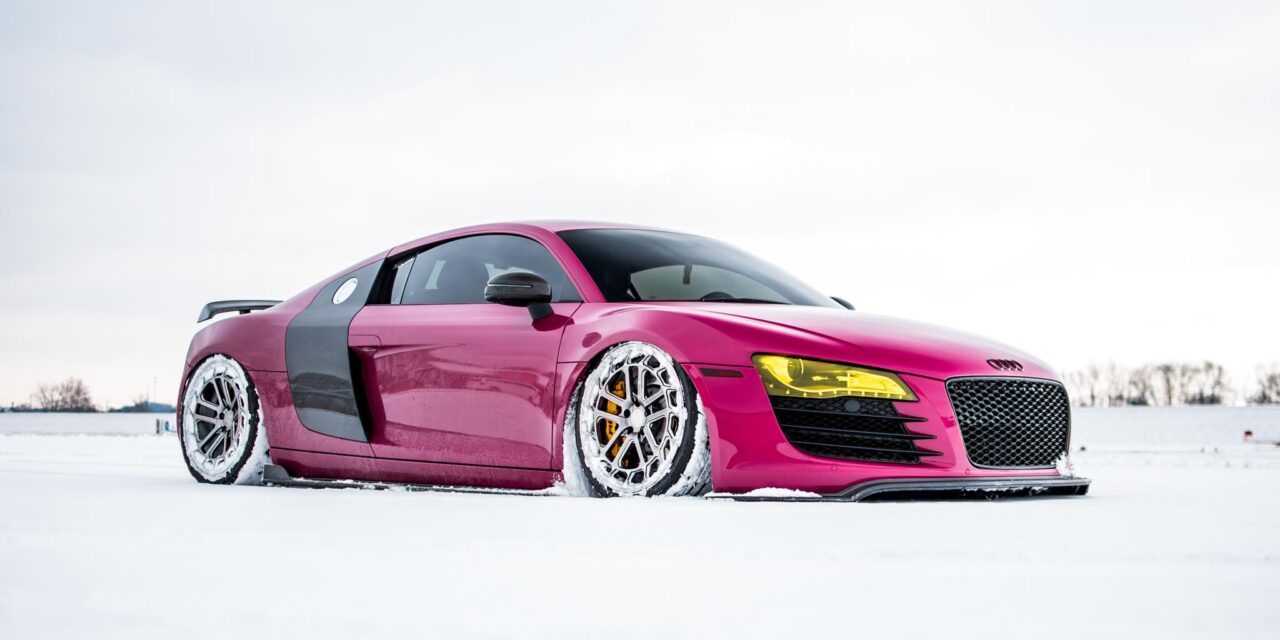 Audi R8 – with an R8ed message