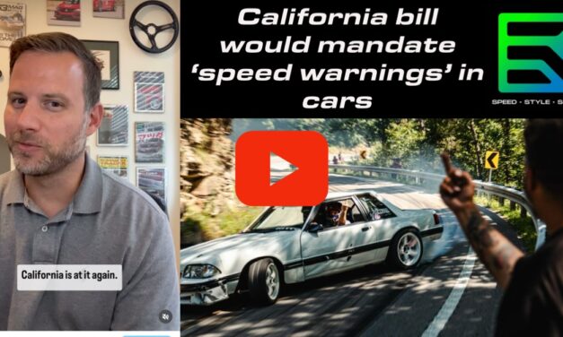 California bill aims to put mandatory ‘speed warnings’ in new cars