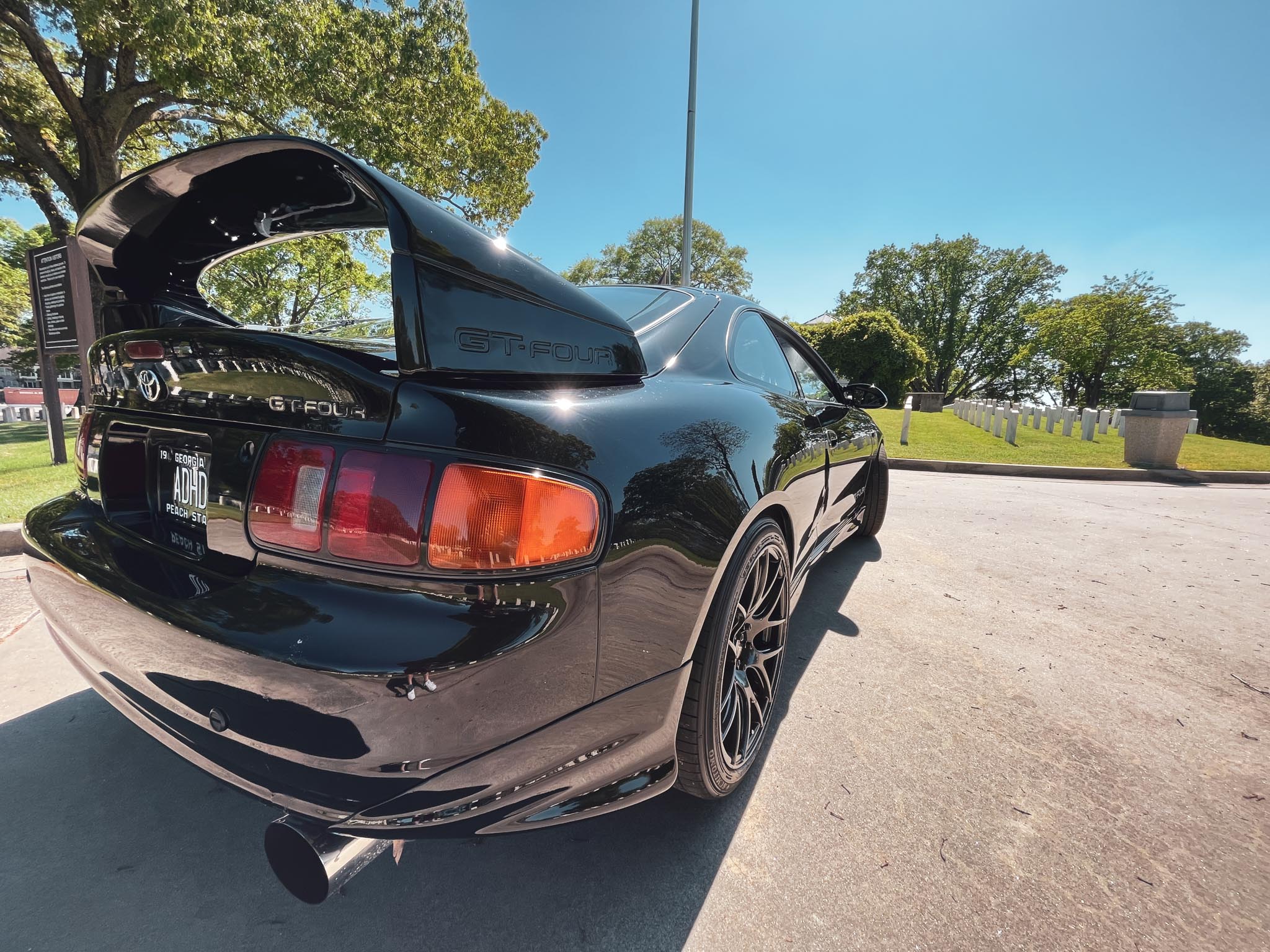 Celica GT4 wing riser