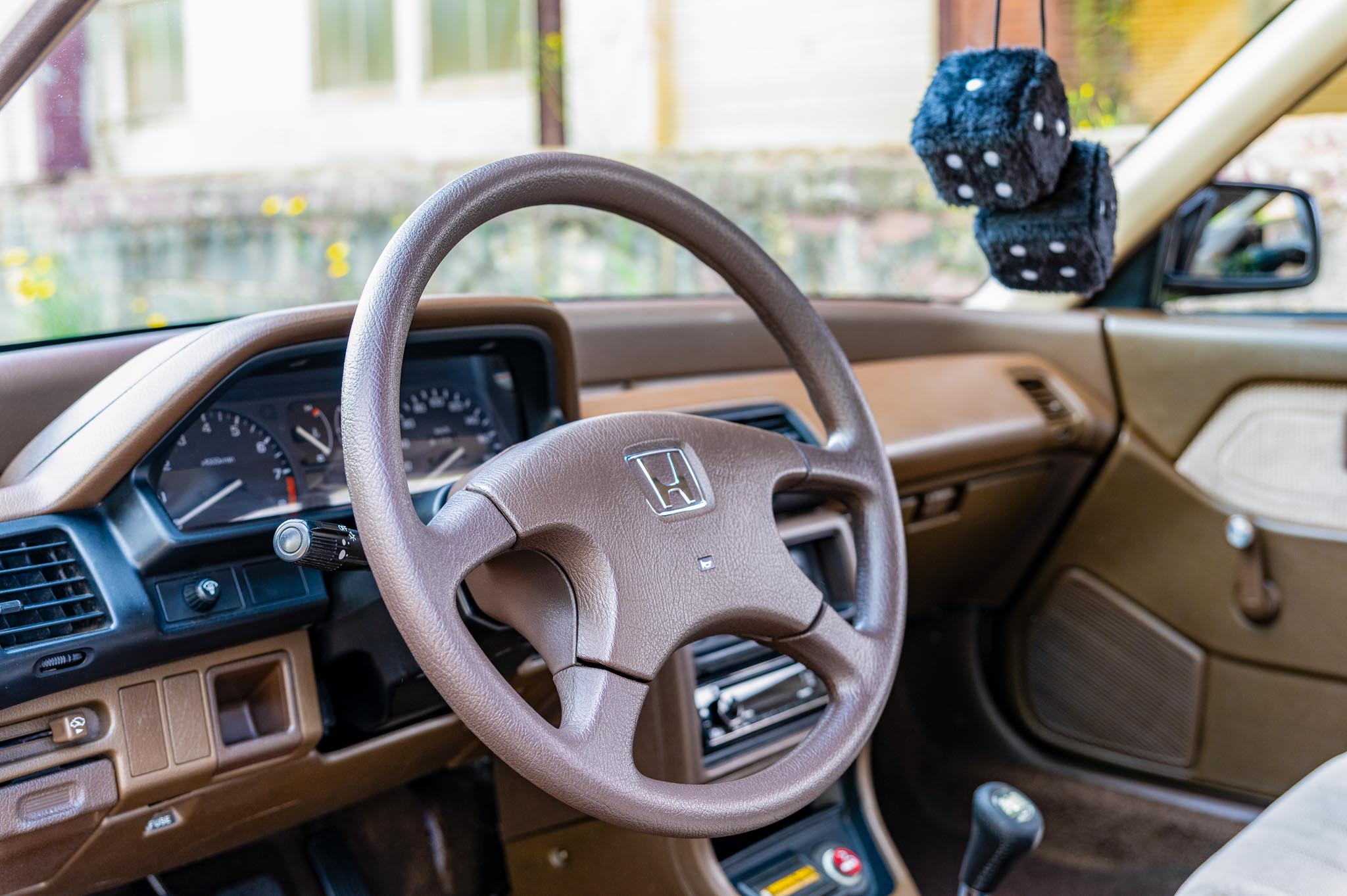 brown EF steering wheel