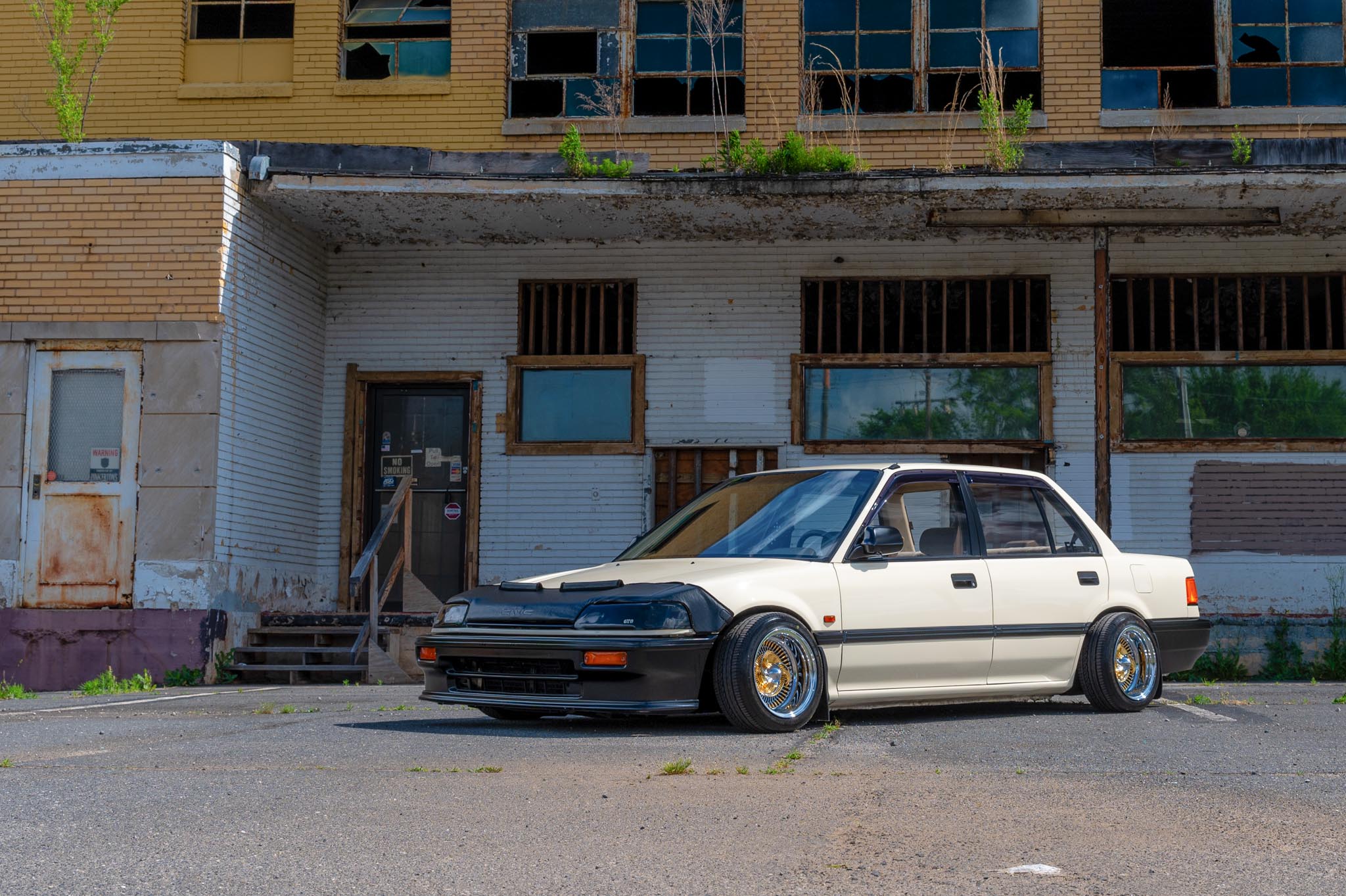 lowered EF Civic sedan