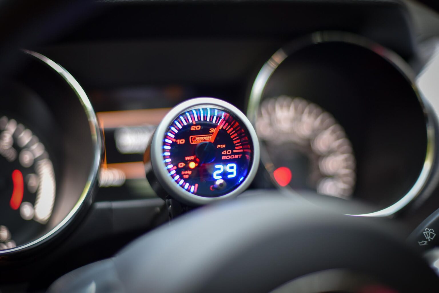 Supercharged S550 Mustang - Prosport boost gauge install - S3 Magazine