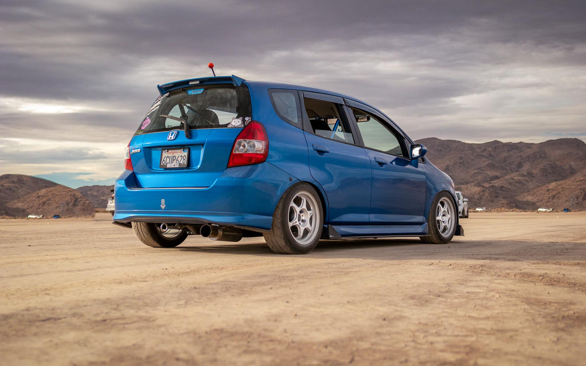 lowered Honda Fit