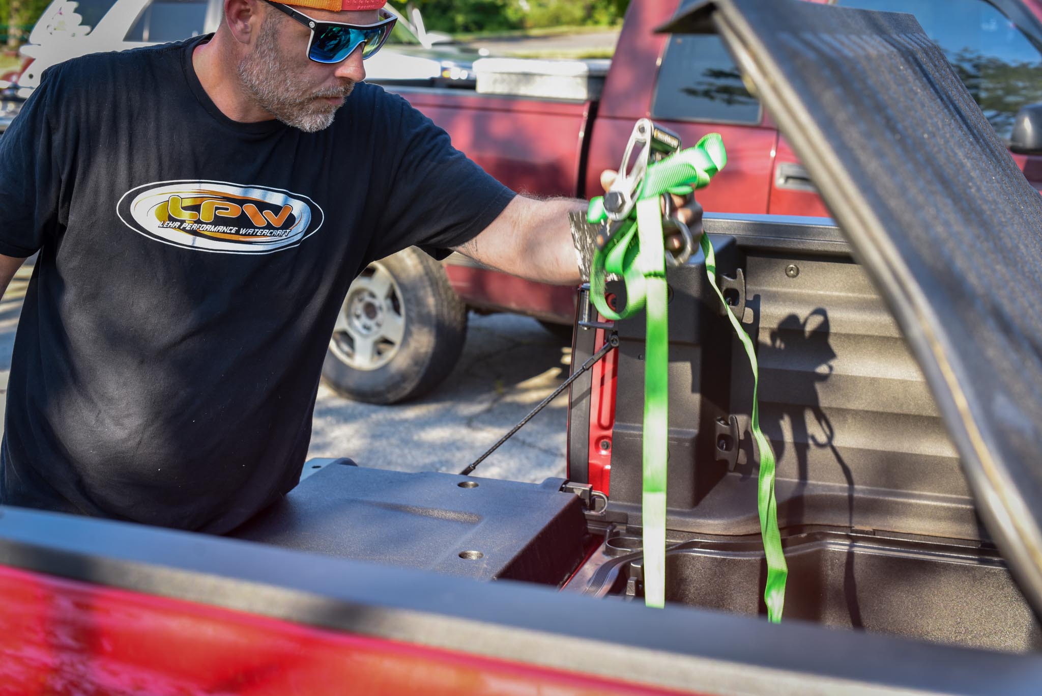 Honda Ridgeline storage trunk